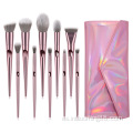 Luxury Rose Gold Cosmetic Professional Cepillos de maquillaje